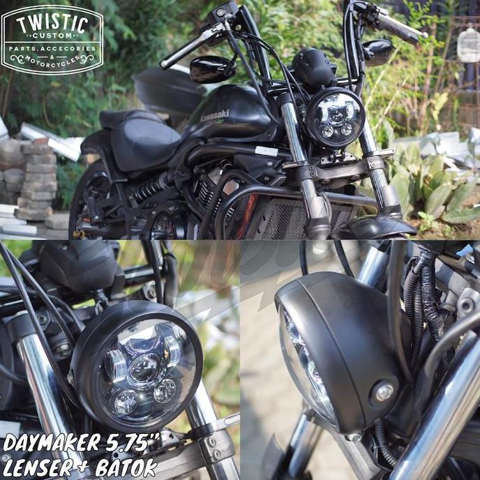 Daymaker 5.75 inch inchi Lenser Lampu LED Motor W175 CB Harley
