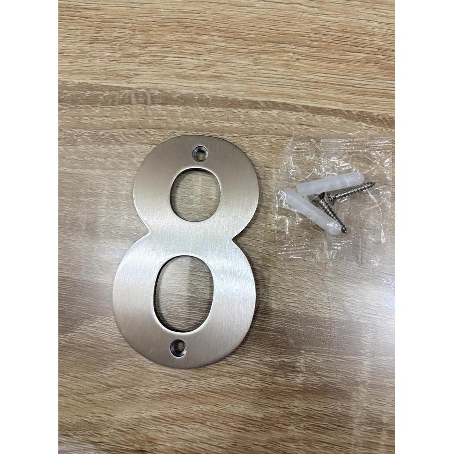NOMOR RUMAH, ANGKA RUMAH STAINLESS STEEL  PREMIUM QUALITY