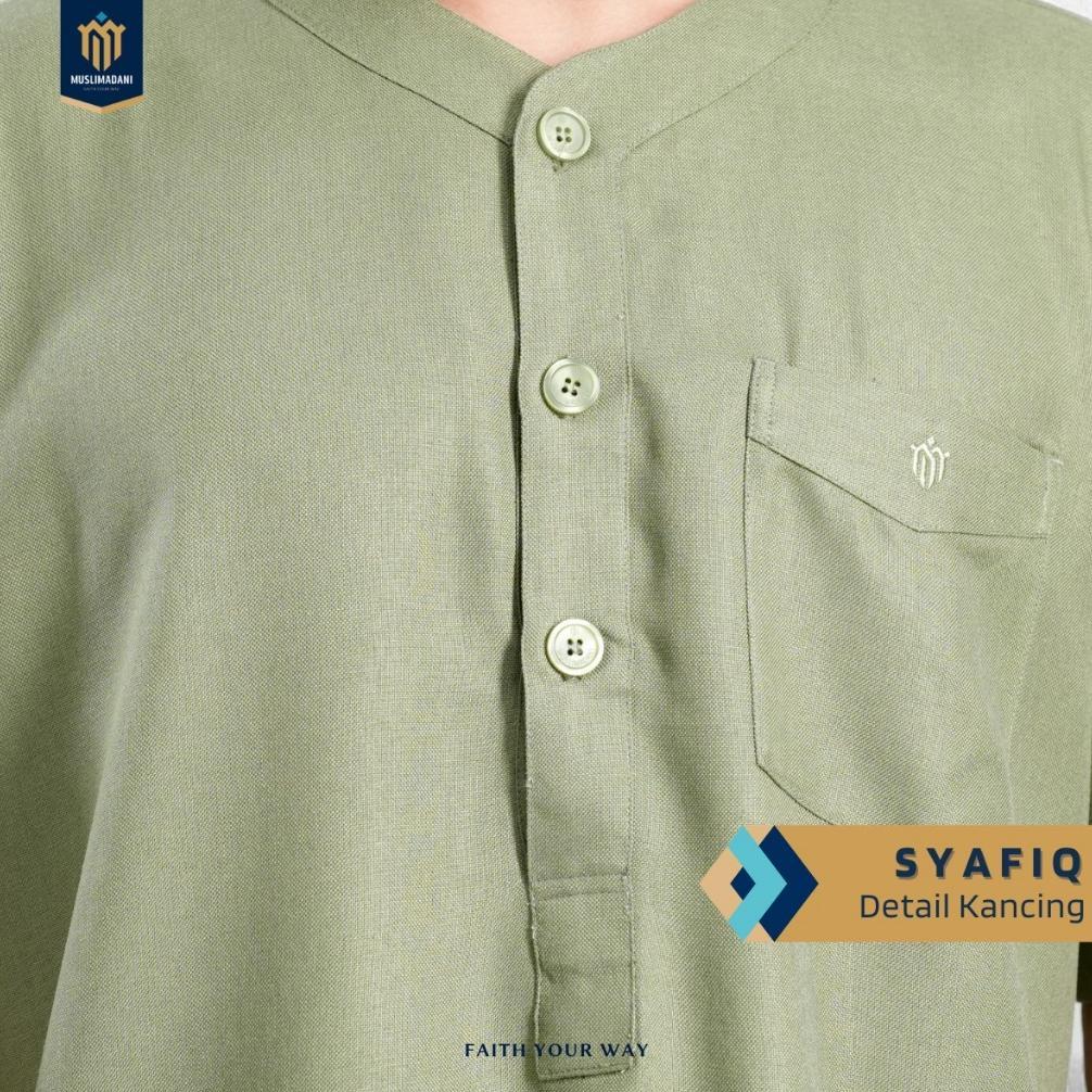 NEW MUSLIMADANI JUBAH DEWASA SYAFIQ GAMIS PRIA LENGAN PENDEK
