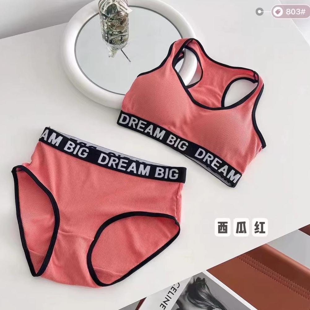 HOT PRODUCT SPORT BRA SET WANITA SEXY BAHAN LACE IMPORT BRA set MUSIM PANAS bra katun 185