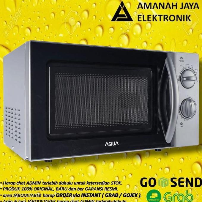 (Good) AQUA SANYO AEM-S1112S MICROWAVE 17 Liter Low Watt 400 Watt | AEMS1112S