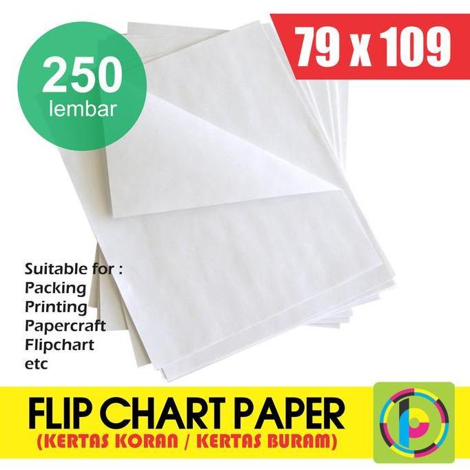 Newpic- Flip Chart Paper / Kertas Koran Uk. 79 X 109 Cm