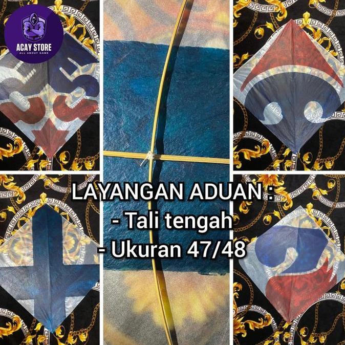 layangan aduan khas palembang / layang layang aduan