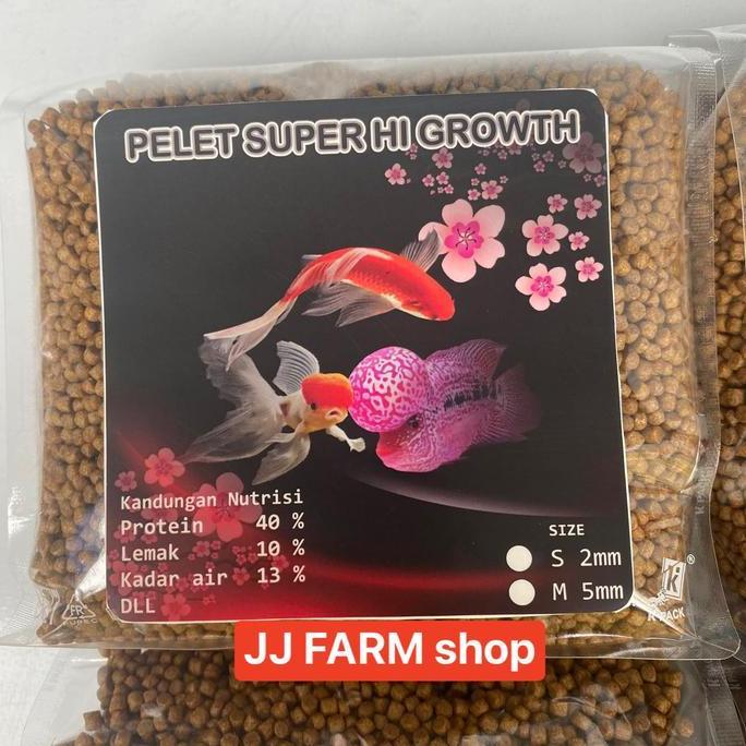 Mycats- Pelet Pakan Super Hi Growth 1Kg Setara Dengan Hikari Growth Louhan Koi