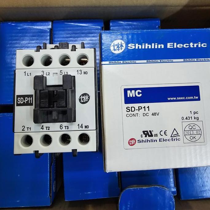 Pilihan- Kontaktor Dc Sdp11/Sd-P11 3P 24V/48V 1No Shihlin Electric