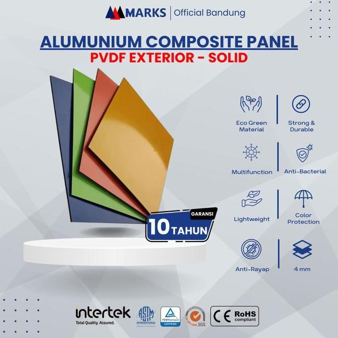 Pilihan- Marks Acp Pvdf Exterior 4 Mm Solid