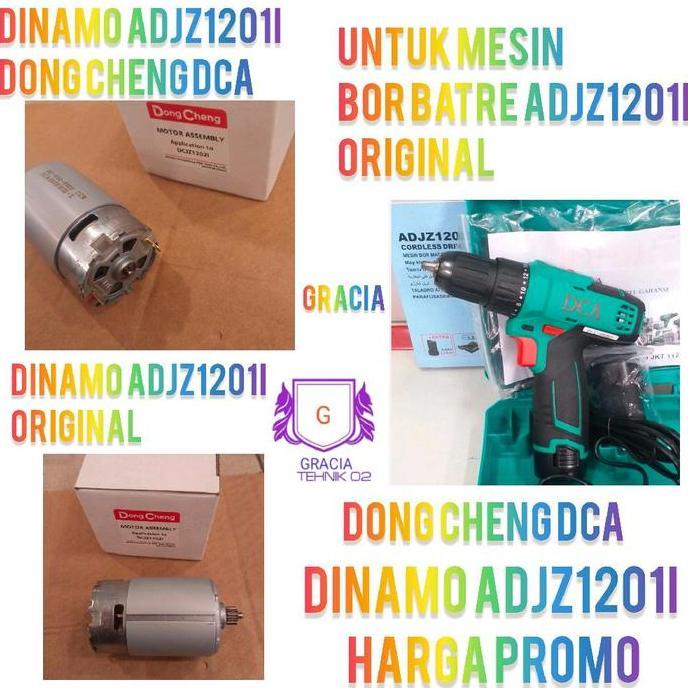 MOTOR DINAMO BOR BATRE DCA ADJZ1201I ORIGINAL DINAMO BOR CORDLESS DCA ADJZ1201I ORIGINAL DCA DONG CH