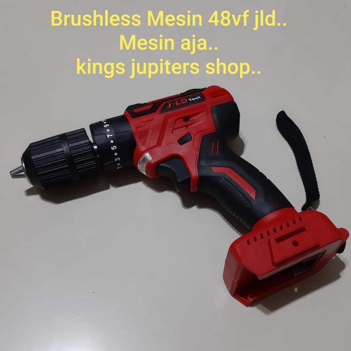 MESIN / CHARGER / BATRE AJA ECER JLD BOR CORDLESS BRUSHLESS 13MM 48VOLT TYPE 4810PS 48VF JLD CORLESS