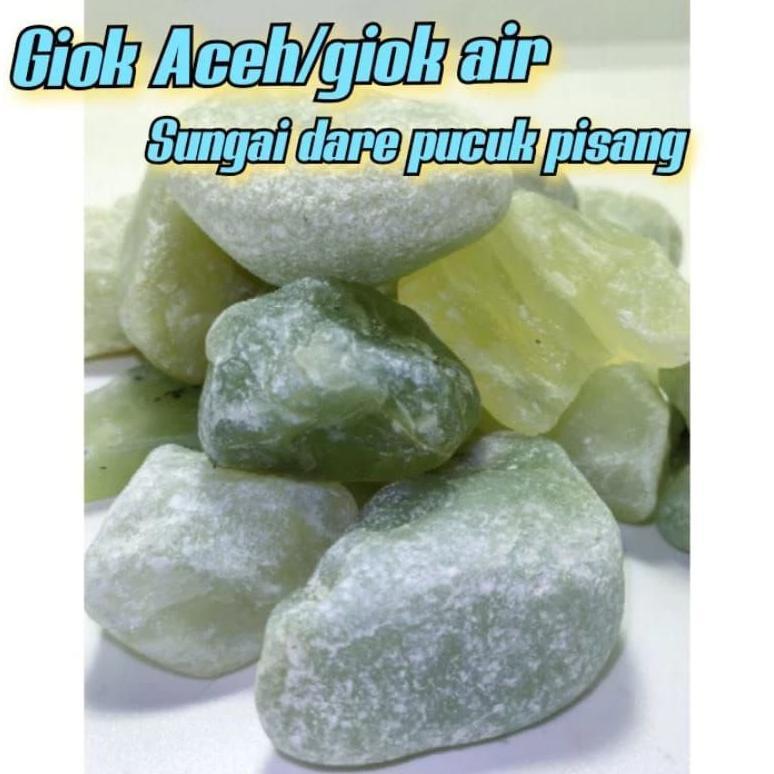 BestPromo Bahan Batu Akik Batu Kesehatan Batu Energi Giok Aceh Sungai Dareh Rough.03
