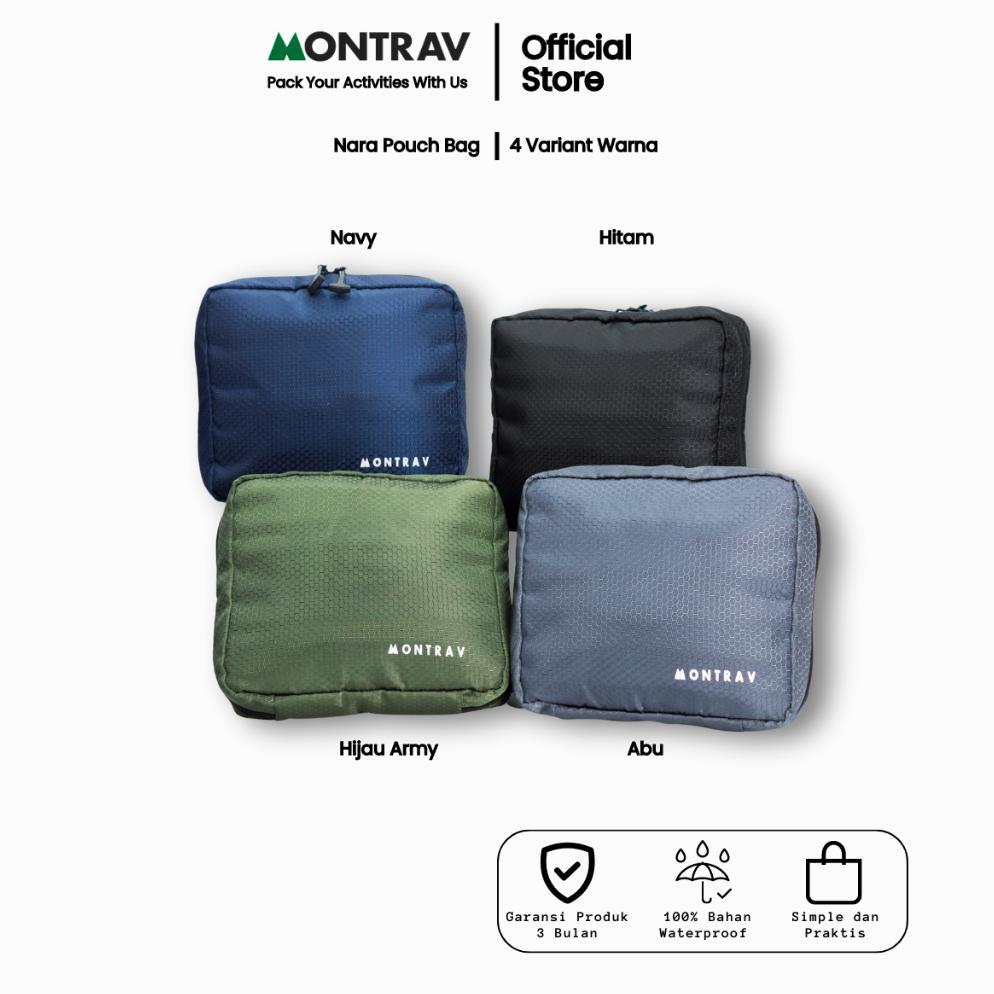 Montrav - Tas Tempat Sabun - Tas Alat Mandi Traveling - Nara