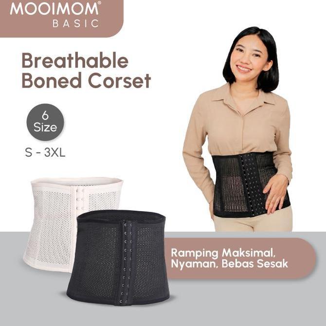 Korset Melahirkan | MOOIMOM Breathable Boned Corset Korset Pelangsing