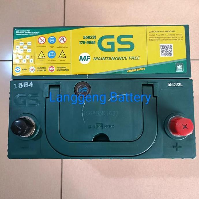 Aki mobil Kijang Innova Matic Bensin GS astra MF 55D23L aki kering