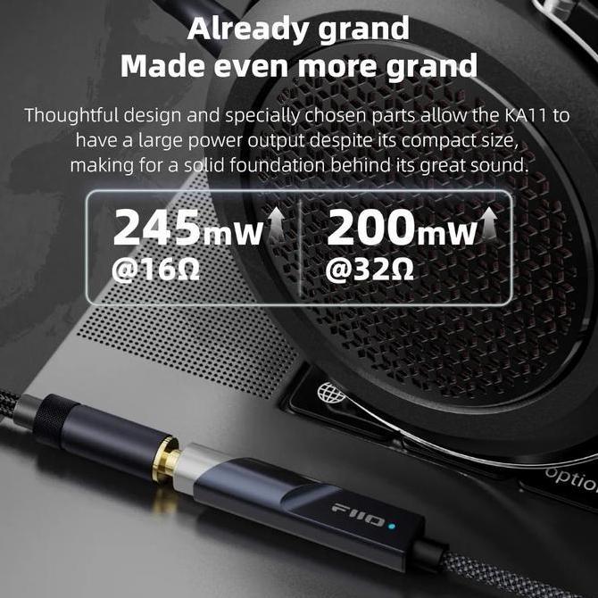 FiiO KA11 / KA-11 / KA 11 Miniature DAC & Headphone Amp in adapter Diskon