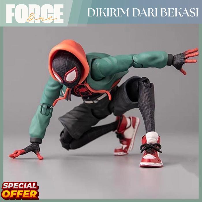 Force One Figure Miles Morales Sentinel Sv Perer Parker Mafex spiderman spider