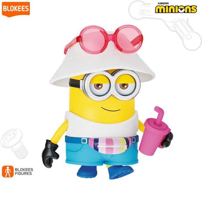 mainan - BLOKEES Model kits-Mokoo 02-Summer Bello Minions Mokoo Series-02 Seri Meliputi 6 Gaya Biasa