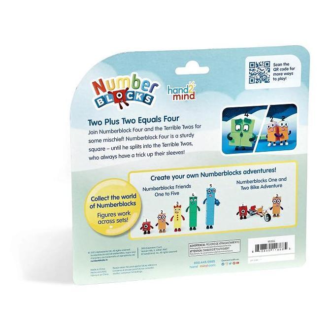 mainan - Hand2Mind Numberblocks Four and The Terrible Twos Diskon