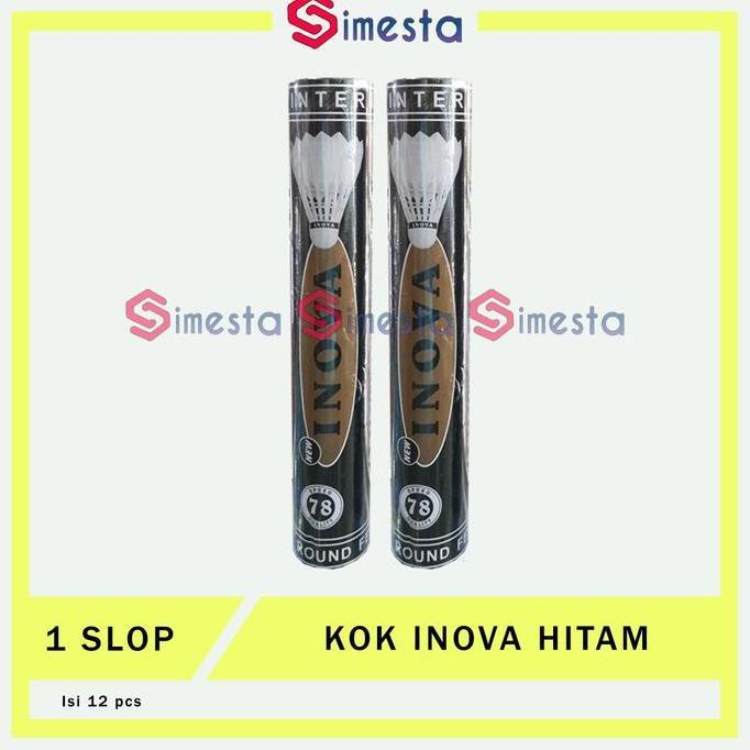 BEBAS ONGKIR - Shuttlecock Inova Hitam Kok Inova Hitam