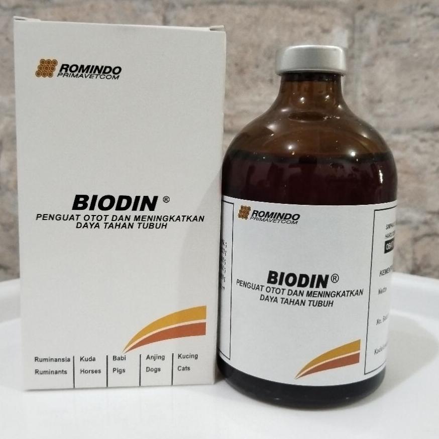 Biodin 100Ml Penguat Otot Hewan (Atp)