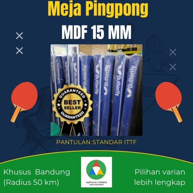 BEBAS ONGKIR - Meja Pingpong Butterfly Khusus Area Bandung