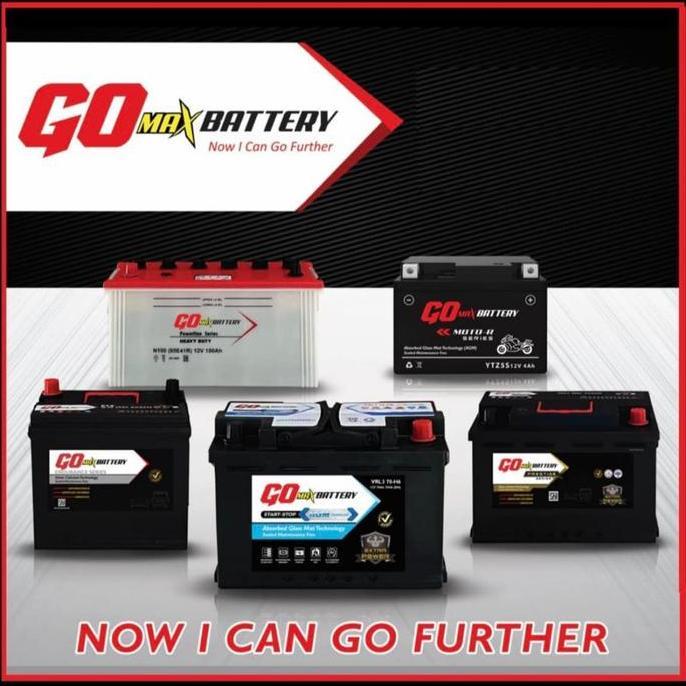 GO MAX Battery Aki Mobil Honda BRV N7X 40B20L / NS40ZL - 40Ah Aki Kering