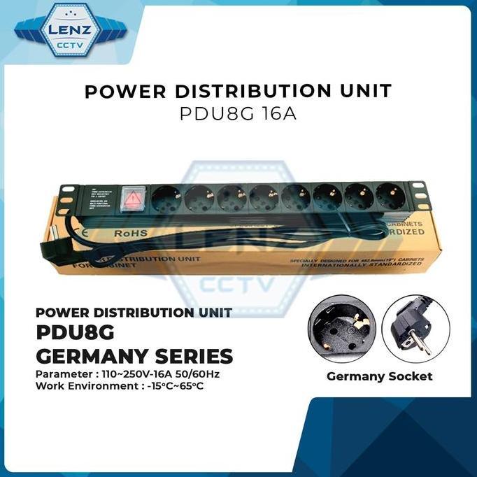 PDU Rack Server 8 Port / PDU 8 Lubang