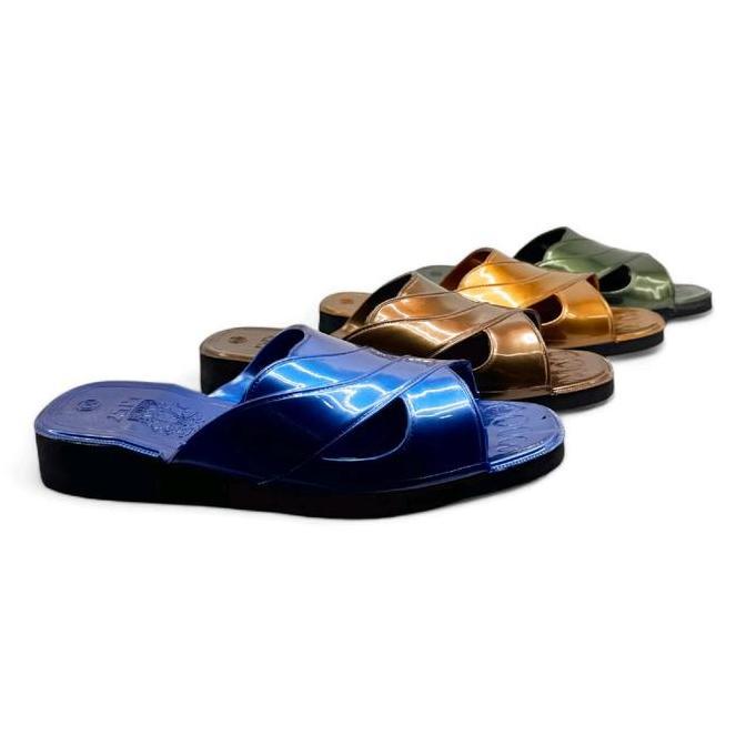 Shoe- Sandal Lily Tipe 1500 Sandal Slop Jadul Klasik Legendaris Lentur Dan Kuat Pria Sendal
