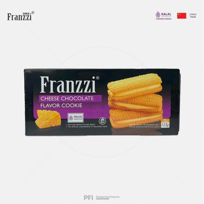 Foodcurt- Franzzi Cheese Chocolate Cookie 115Gr Box Snack
