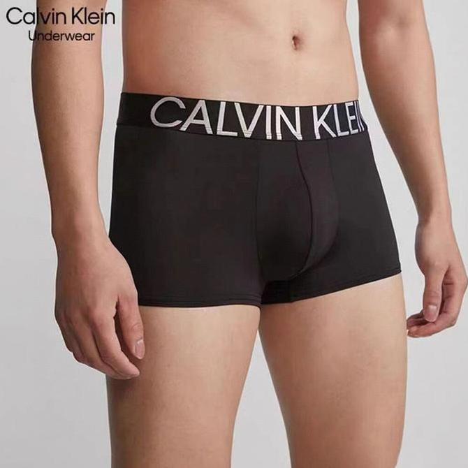 Calvin Klein Pakaian Dalam - Celana Dalam Pria Ice Silk - Boxer Pria bahan sutra es