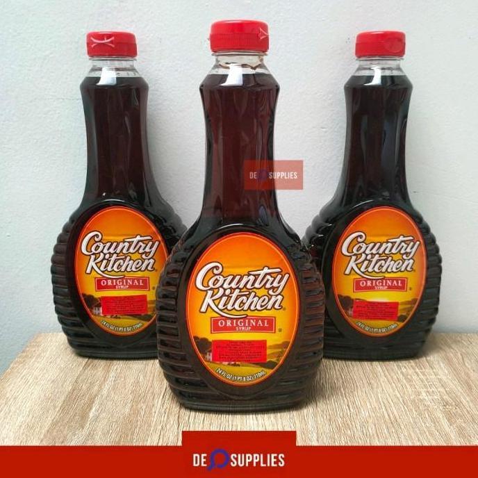 COUNTRY KITCHEN MAPLE SYRUP 710ML - LOGCABIN ORIGINAL SIRUP JAGUNG USA