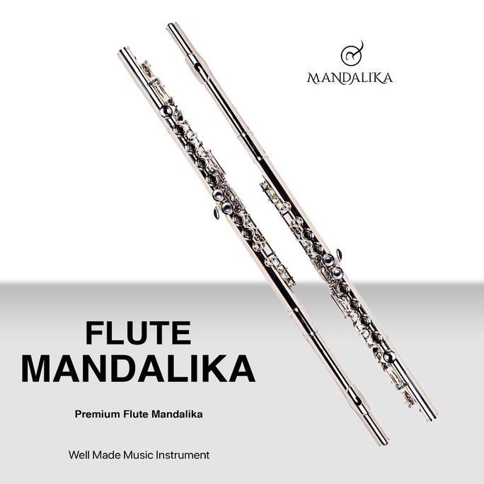 SATUSATUTOKO - FLUTE MANDALIKA SILVER FULLSET INCLUDE HARDCASE