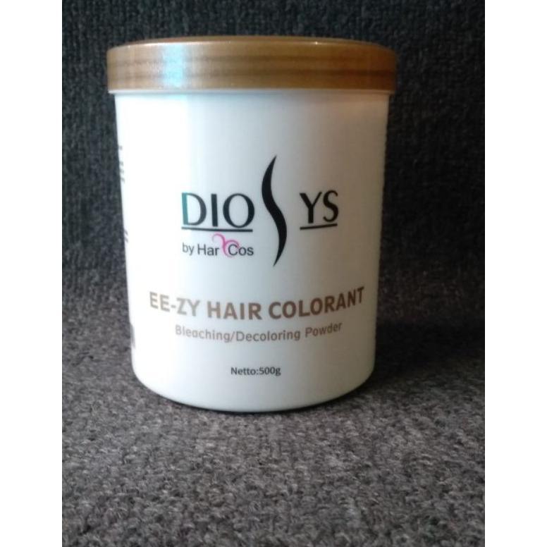 DIOSYS EE-ZY BLEACHING POWDER 500GR (BLEACHING RAMBUT BUBUK PUTIH) MURAH