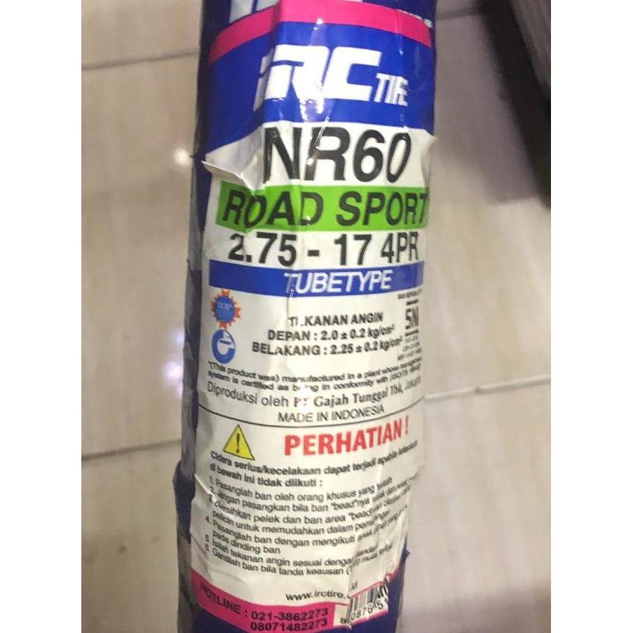Pneu - Irc Nr60 2.75-17 Tubetype...