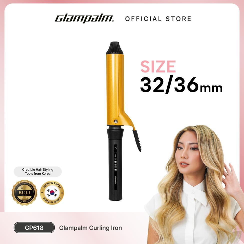 GLAMPALM CATOKAN PENGERITING RAMBUT / CURLING IRON GP618 MURAH
