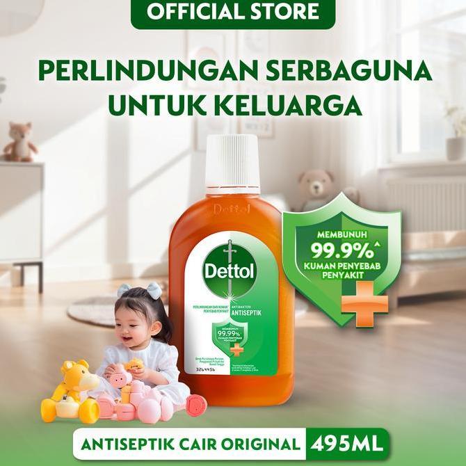 Dettol Cairan Antiseptik 495ml - Cairan Antiseptik