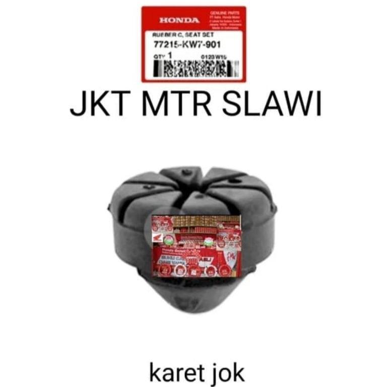 77215-KW7-900 KARET BANTALAN GANJAL JOK SADEL VARIO 125 150 ASSY SCOOPY BEAT VARIO 110 F1 BEAT POP E