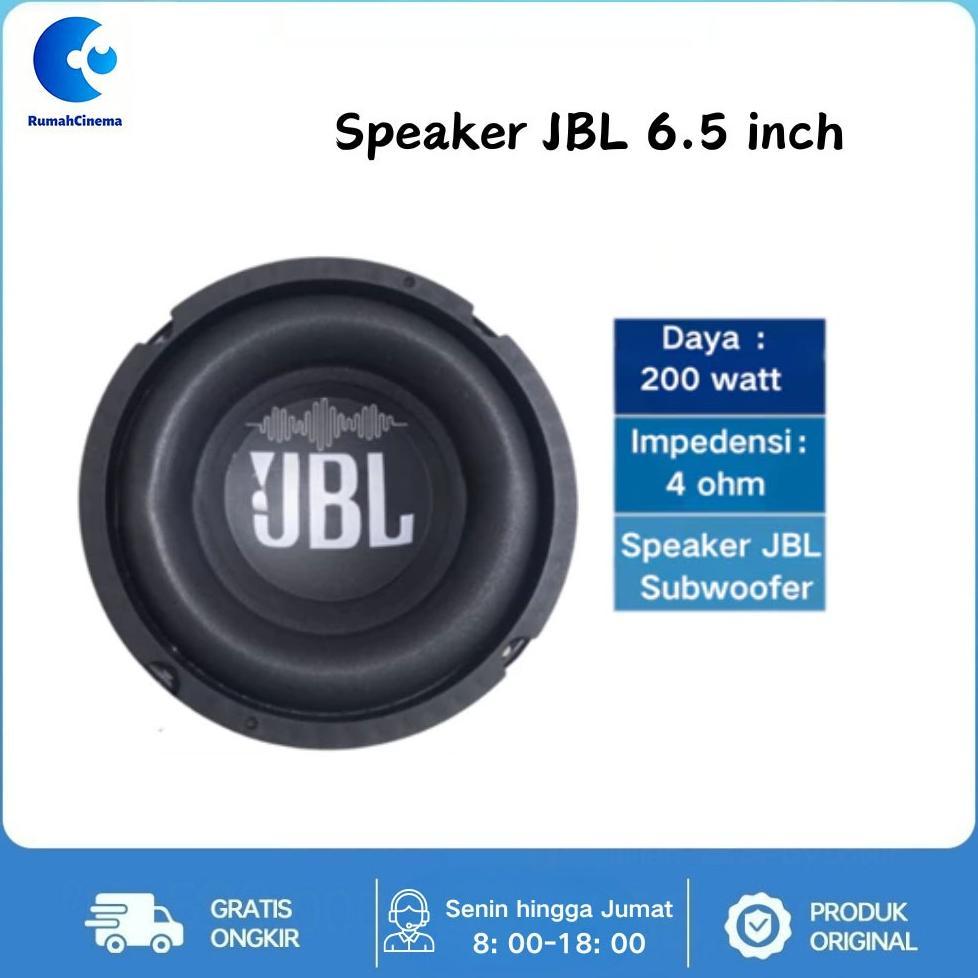 original Garansi 12bulan JBL Speaker Subwoofer JBL 6.5/8/10/12 inch 4 ohm 200 watt | Fullrange | Woo