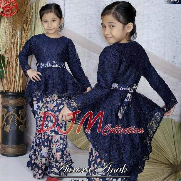SET KEBAYA ANAK PINGUIN DJM / KEBAYA KARTINI ANAK / KEBAYA MODERN / KEBAYA MUSLIM ANAK MURAH