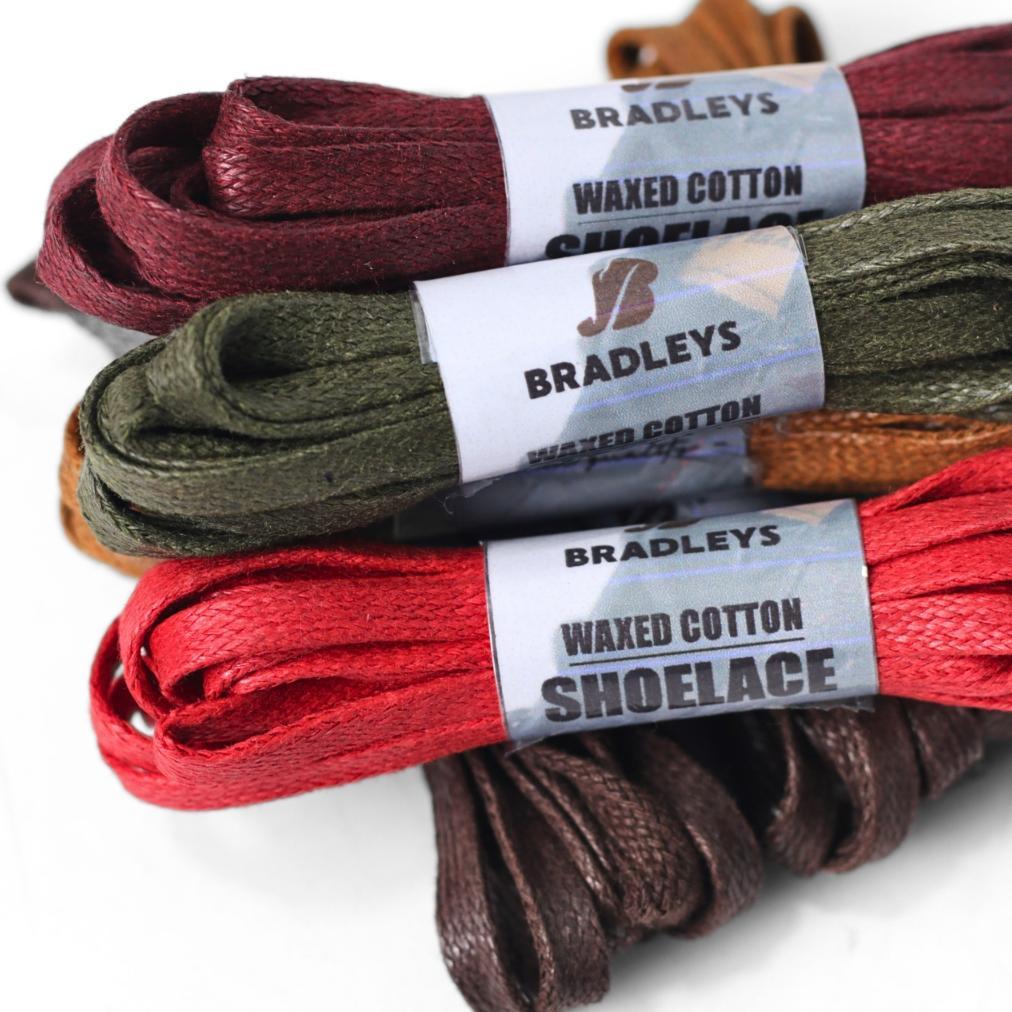 KUALITAS SUPER BRADLEYS SHOELACE WAXED 70-150cm TALI LILIN UNTUK SEPATU KULIT