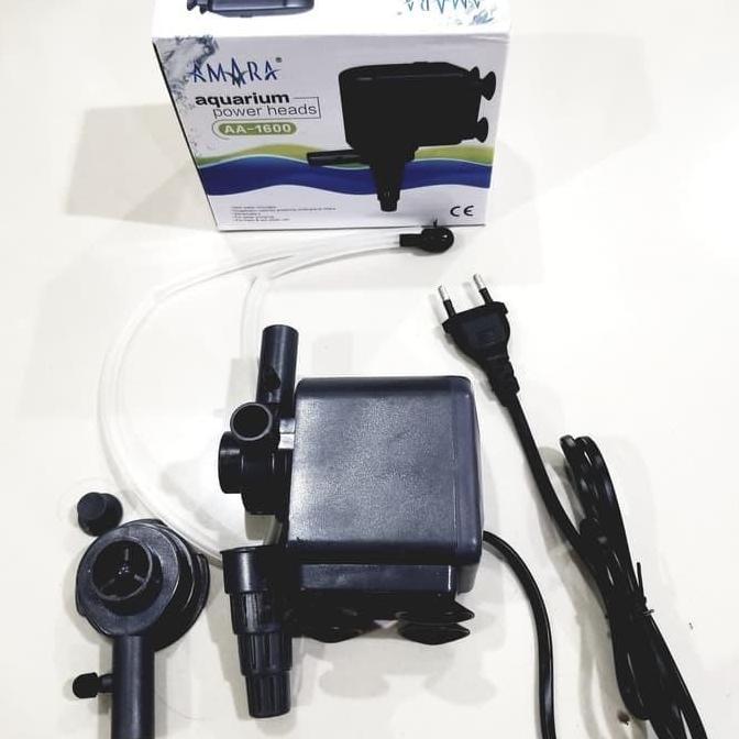Pompa Celup Power Filter Amara Aa1600 Aa 1600 Aquarium Aquascape
