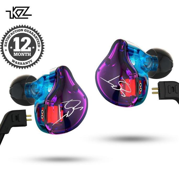 Terbaik IEM Knowledge Zenith KZ - ZST Hybrid with Mic Terimakasih