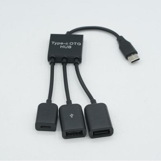 BAYASON USB-C USB Type C OTG 1F3 Power Cable 3 in 1 USBC 3in1 Hub Data Cable