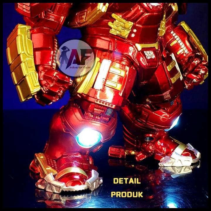 Statue Action Figure Iron Man Hulkbuster Egg Attack With Led Design Promo