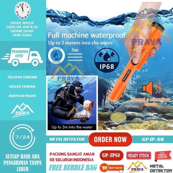 GP pointer GP IP68 Pin Pointer Metal Detector Bawah Air Waterproof