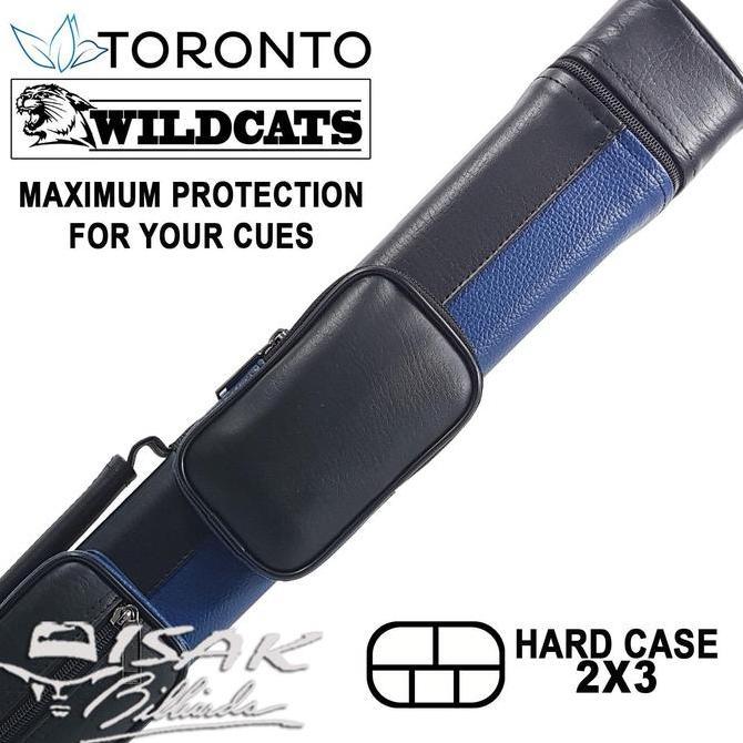 TORONTO WILDCATS 2X3 CASE 329 - TAS STICK CUE BILLIARD BILIAR 2B3S
