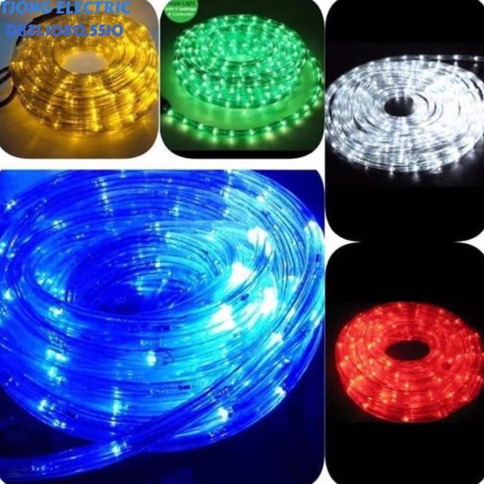 Led Strip Lampu Selang Bulat Led Paket 10 Meter Langsung Nyala
