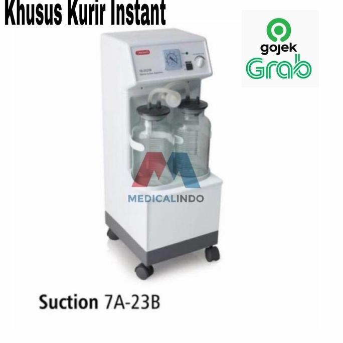 [ New ] Suction Surgical Pump Apparatus OneMed 7A-23B Suction Pump 2 Tabung