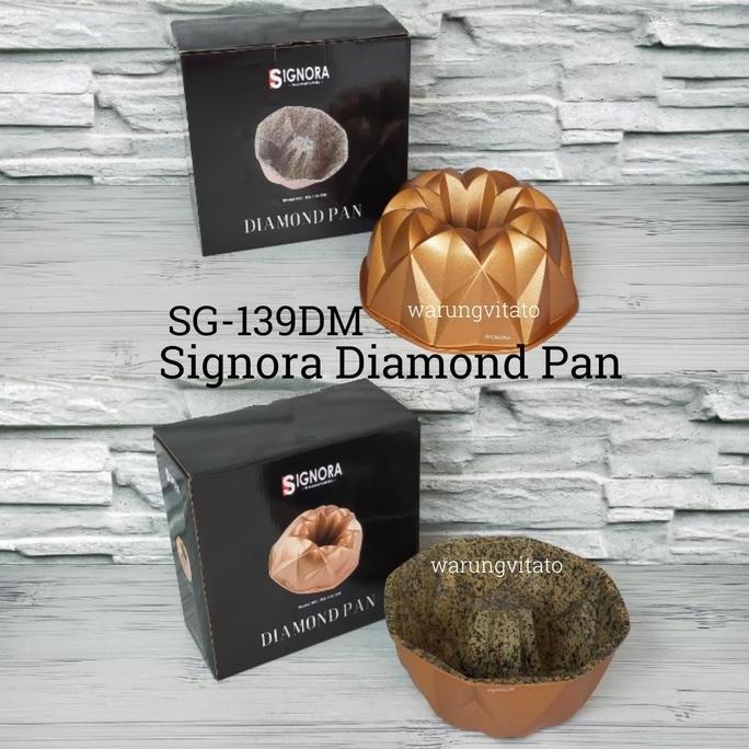NEW SIGNORA DIAMOND PAN LOYANG KUE GRANITE COATING SIGNORA DIAMOND PAN
