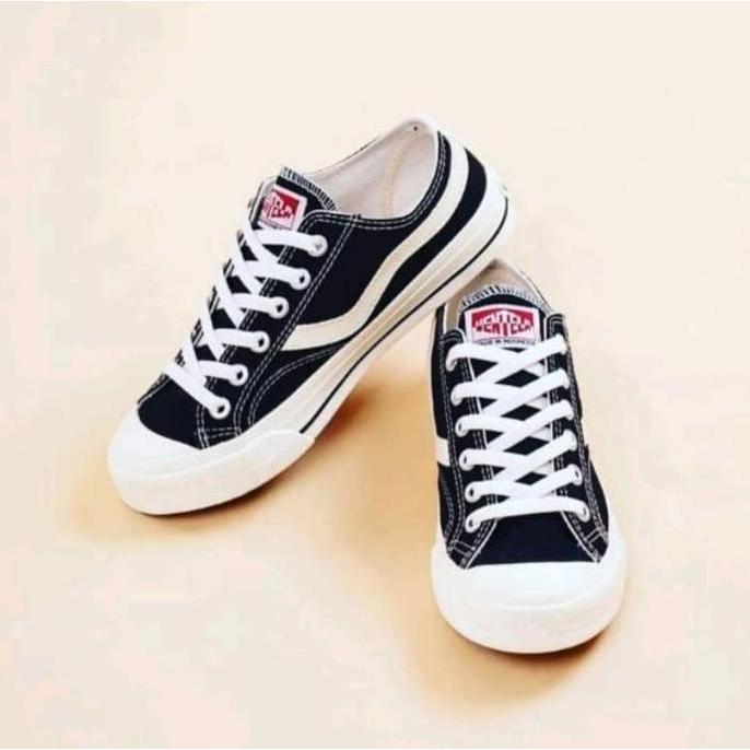 Casual- Besar Sepatu Ventela Public / Ventela Public Low Hh Black Natural Ventela Pria Nita Casual S