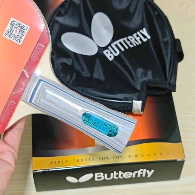 TERBARU - ORIGINAL Bet Pingpong Bat Tenis Meja Bat Pingpong Butterfly TBC 202 - Bet tenis meja Butte