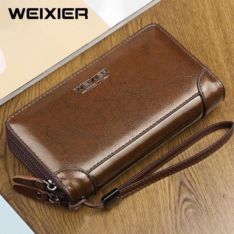 TERBARU WEIXIER W88 Dompet Panjang Kulit Pria WX-OS